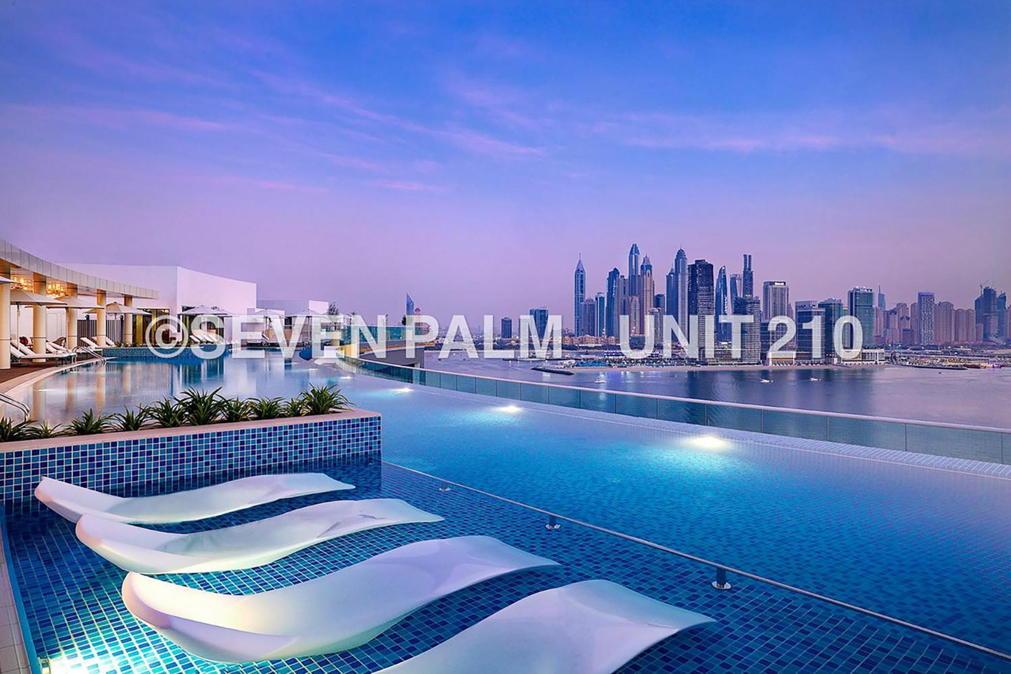 Luxus-Studio Mit Private Beach In Top-Lage, Meerblick & Infinity Pool! Дубай Екстериор снимка